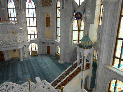 Как выглядит мечеть Кул-Шариф изнутри